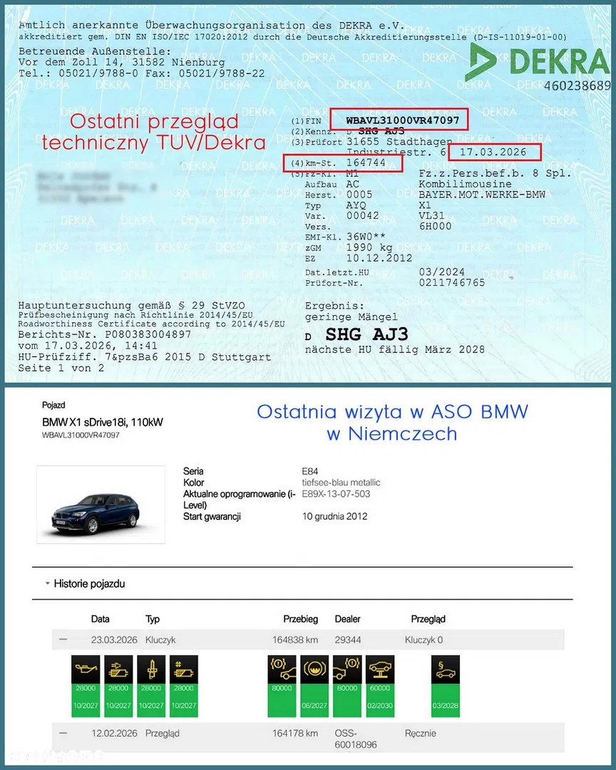 2012 BMW X1 sDrive18i, photograph 3
