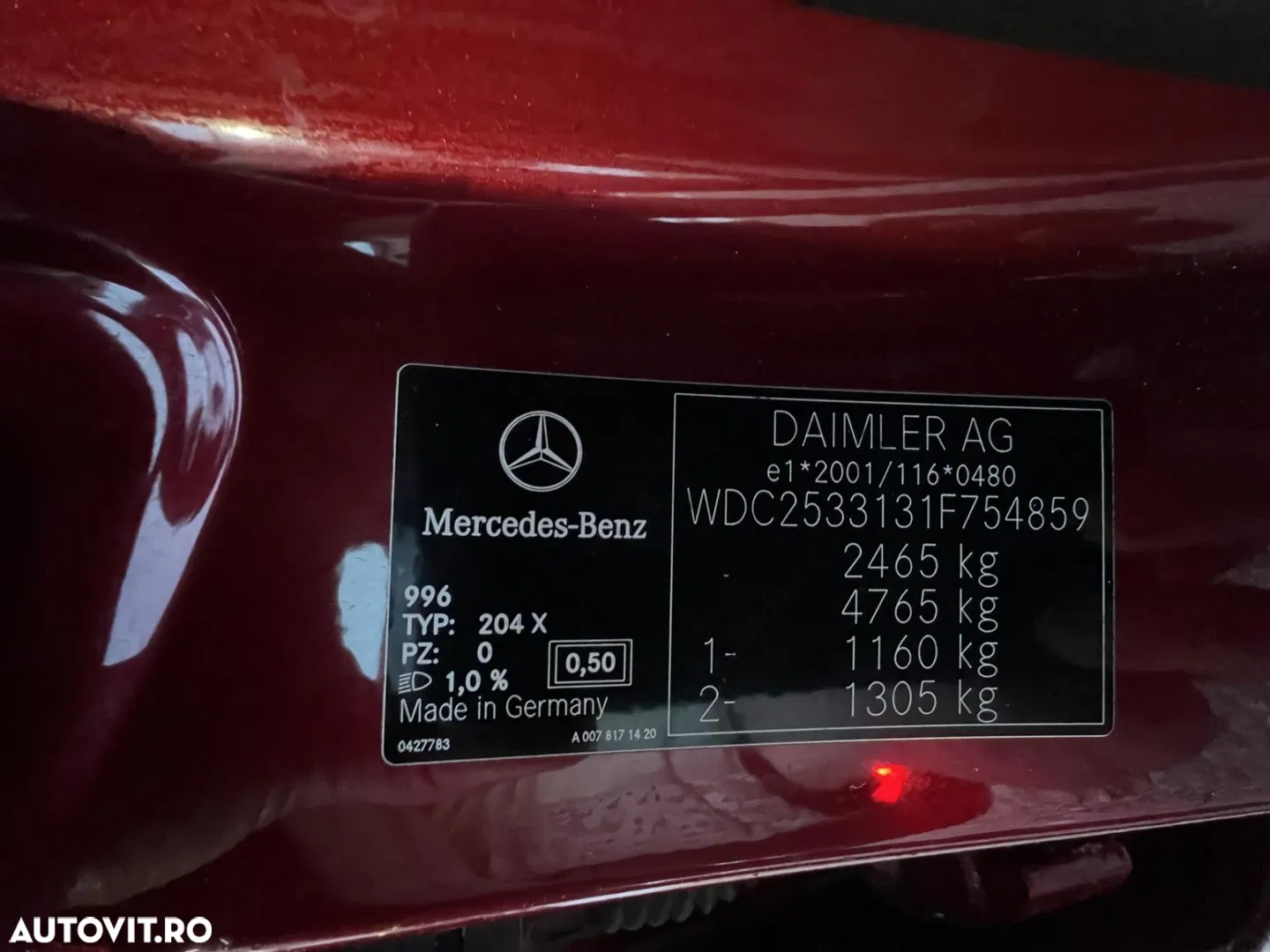 2019 Mercedes-Benz GLC Coupe 200 d, photograph 8