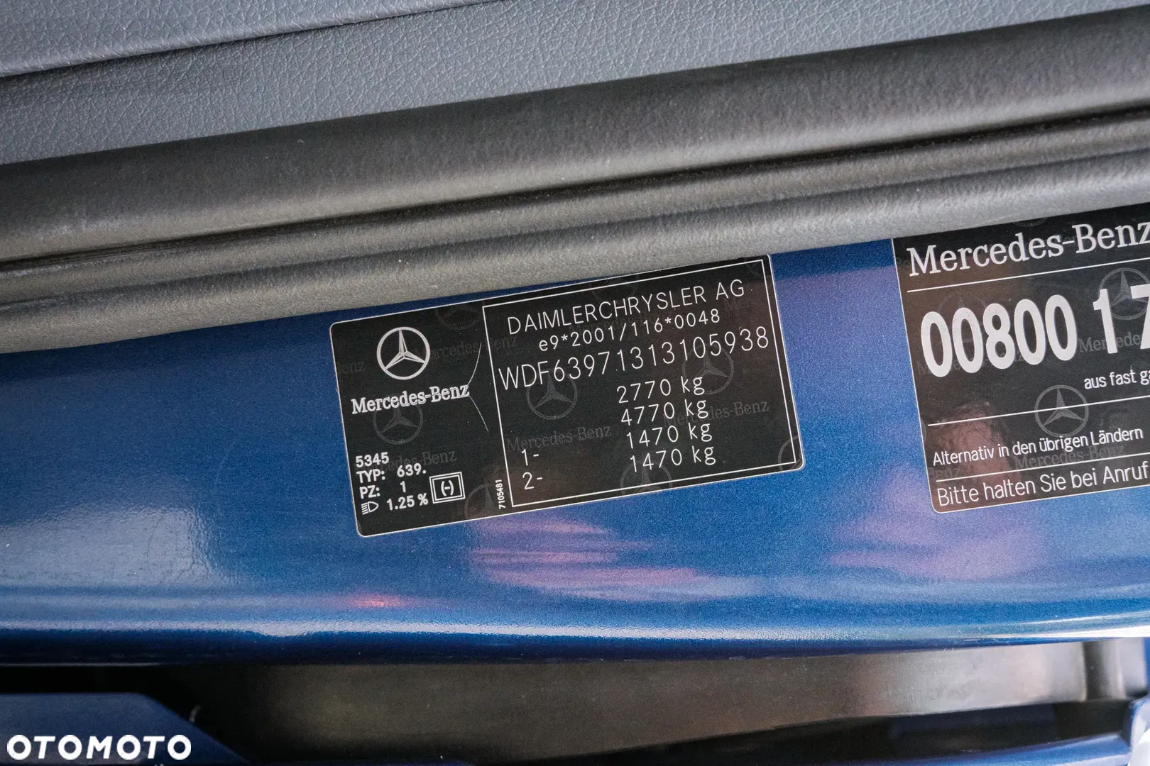 2004 Mercedes-Benz Viano 3.5 lang Automatik Fun Activity, photograph 12