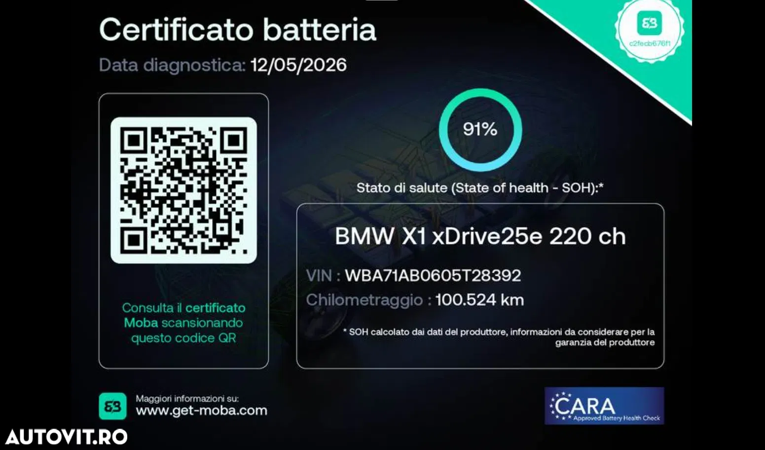 2021 BMW X1 xDrive25e xLine, photograph 6