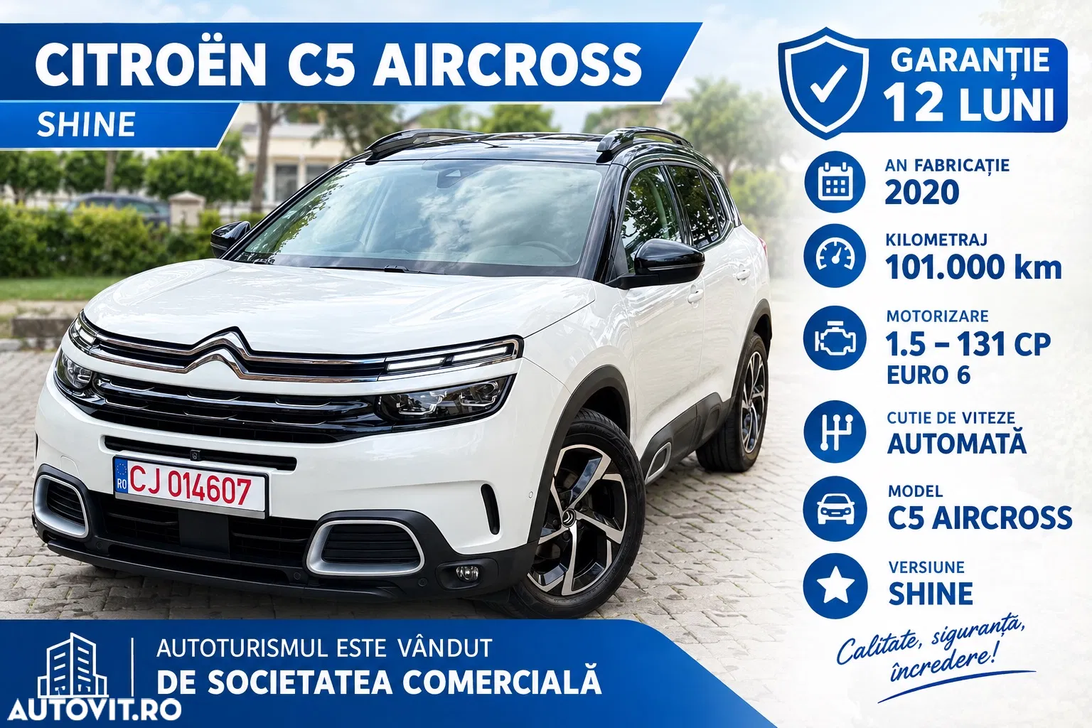 2020 Citroën C5 Aircross 1.5 BlueHDi S&S EAT8 Shine, photograph 1