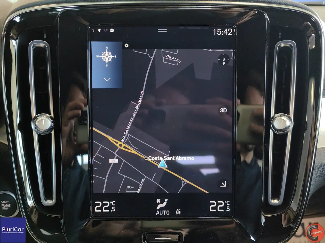 2022 Volvo XC40 T4 Recharge PHEV Auto Navi Camera+Sensori Keyless, photograph 11