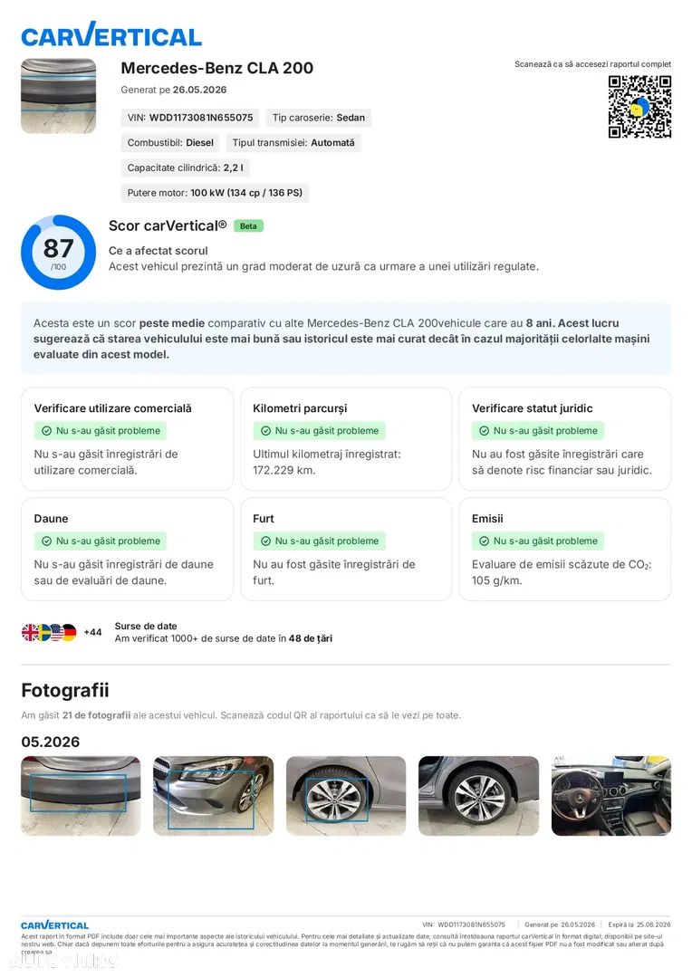 2018 Mercedes-Benz CLA 200 d 7G-DCT AMG Line, photograph 5