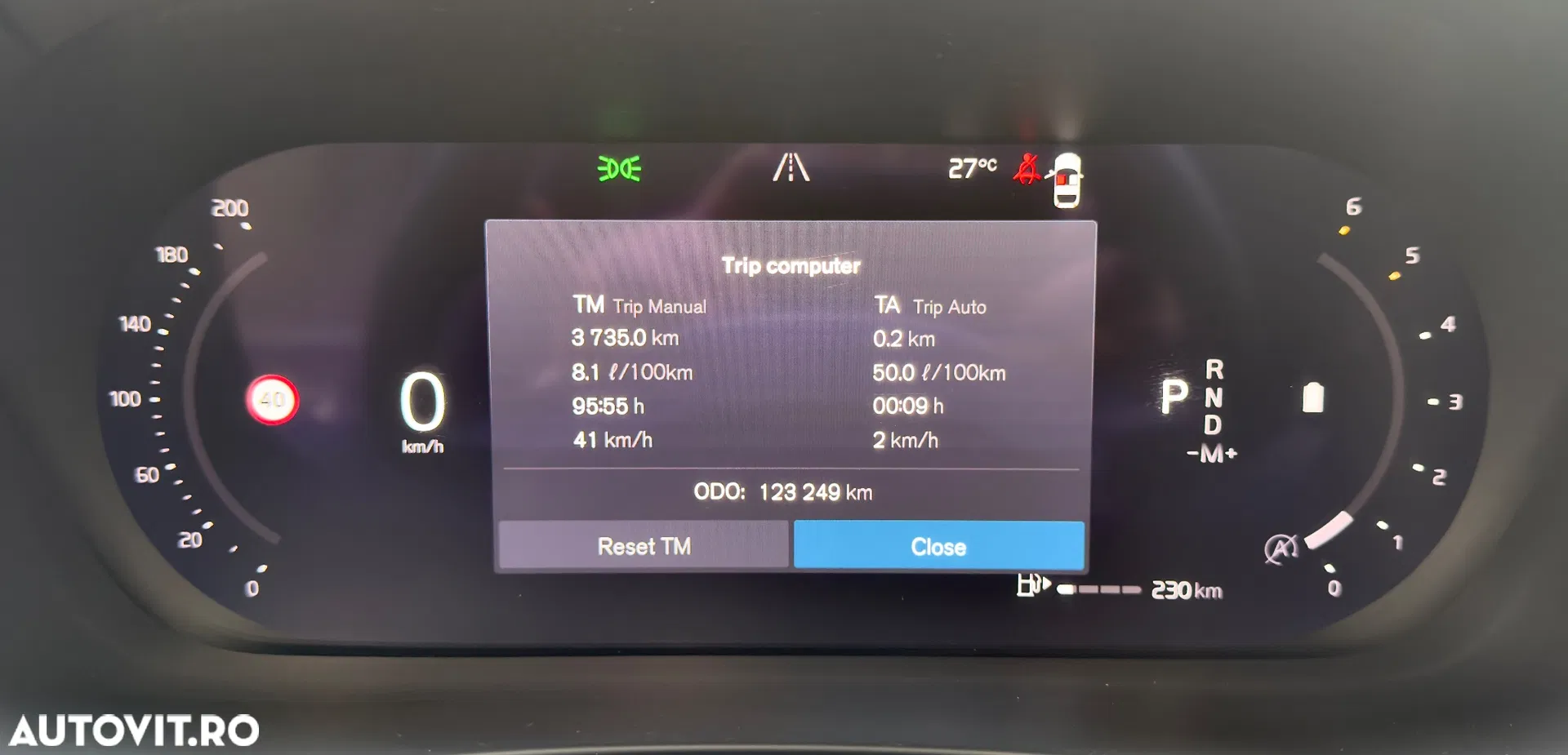 2022 Volvo XC 60 B4 MHEV AT AWD Plus Dark, photograph 12