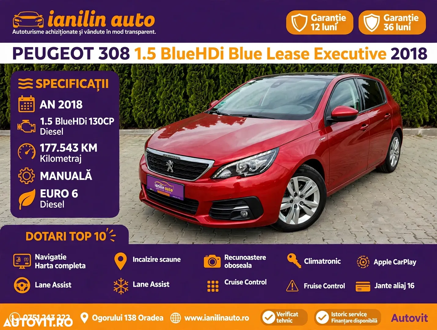 Peugeot 308 BlueHDi 130 Stop & Start Active Business-Paket — photo 1 of 38