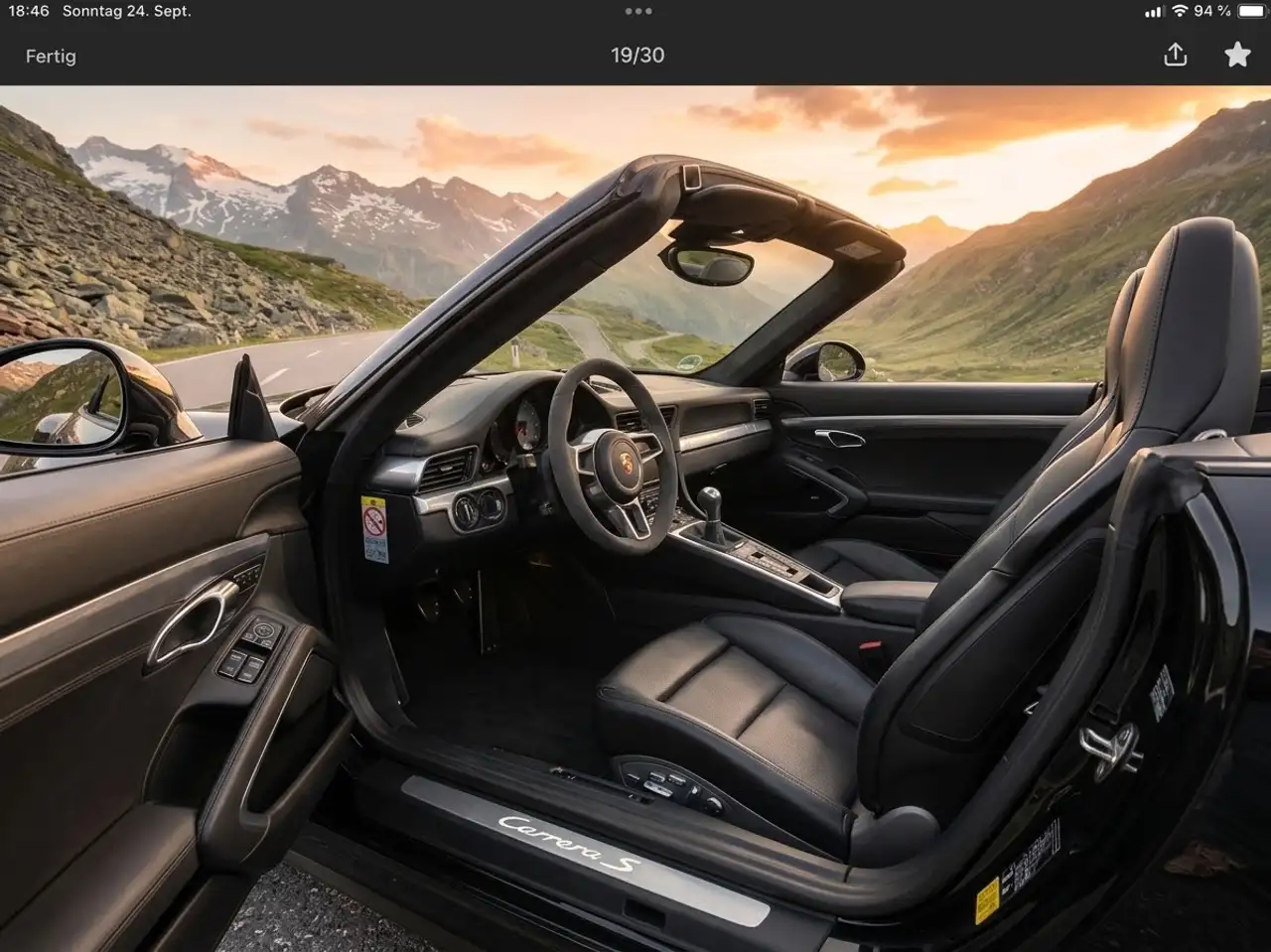 2018 Porsche 991 Carrera S Cabriolet - Schalter - Approved - Sauger, photograph 8