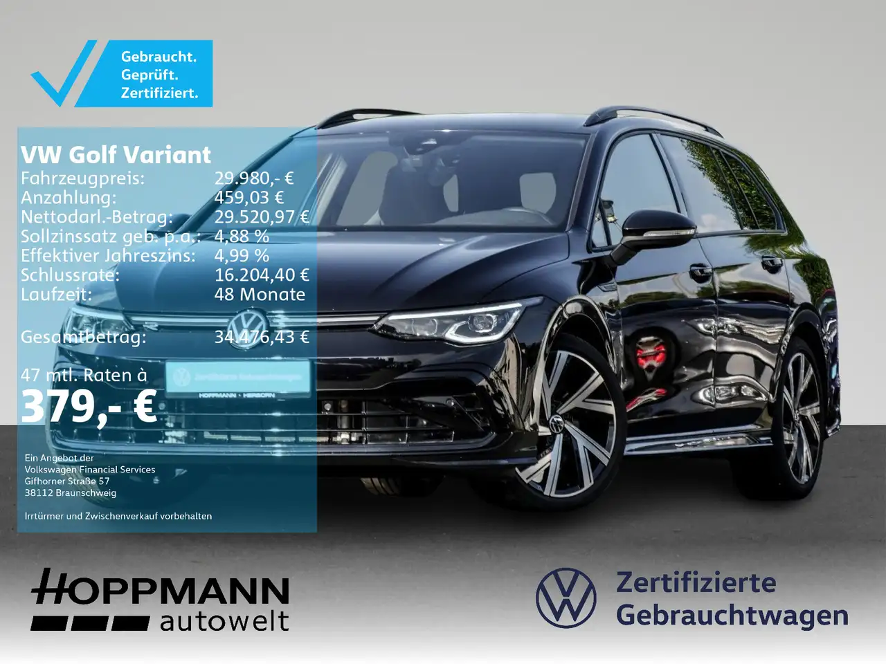 Volkswagen Golf VIII Variant 2.0 TSI R-Line 4M DSG Matrix EasyOpen — photo 1 of 17