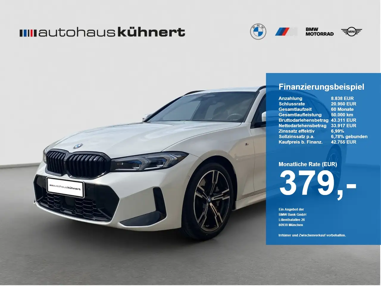 BMW 330 i xDrive Touring ///M-Sport Sthzg. ACC SpurAss — photo 1 of 18