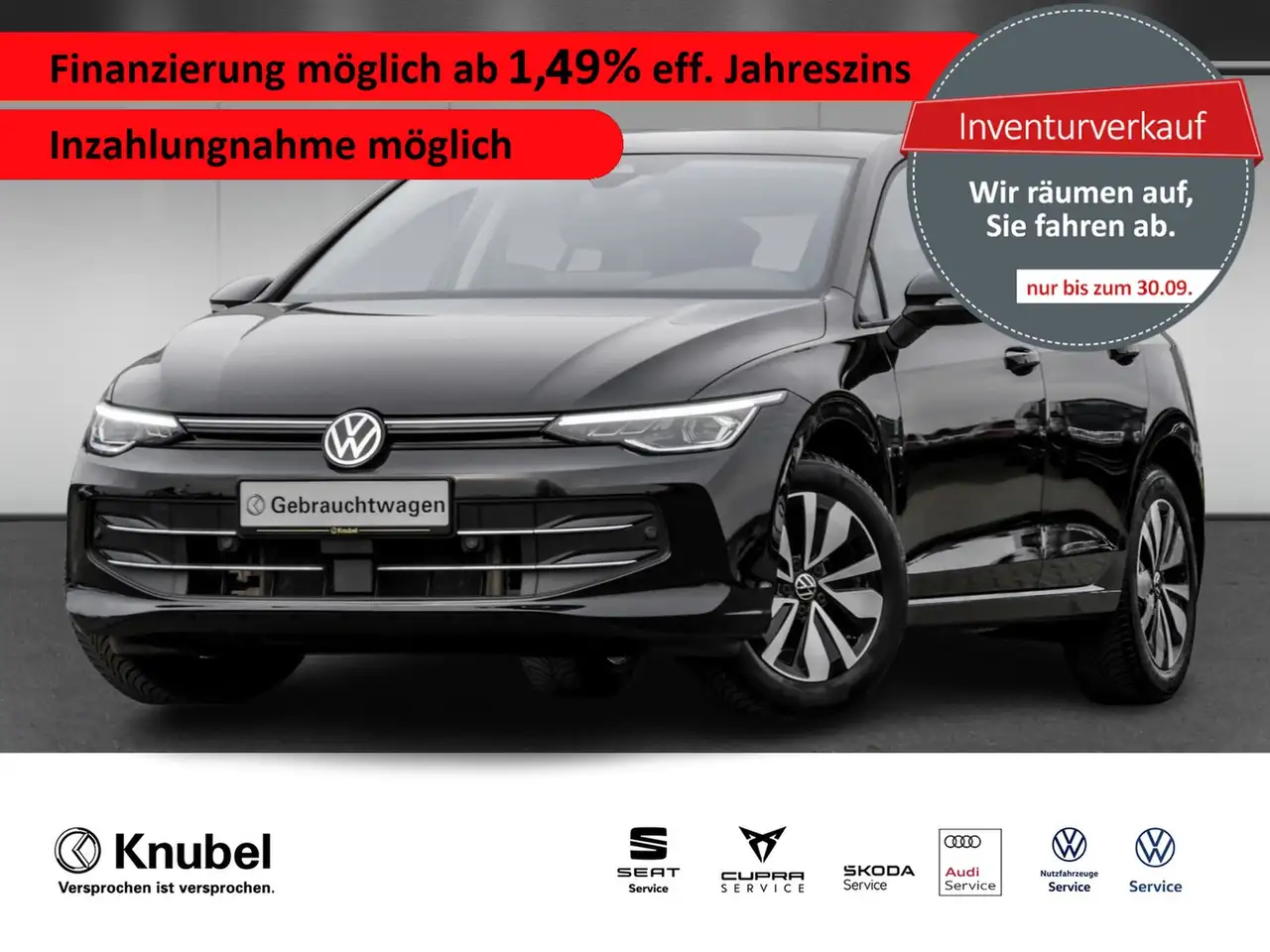 Volkswagen Golf VIII GOAL 2.0 TDI DSG LED+ Navi AHK TravelAss. ... — photo 1 of 15