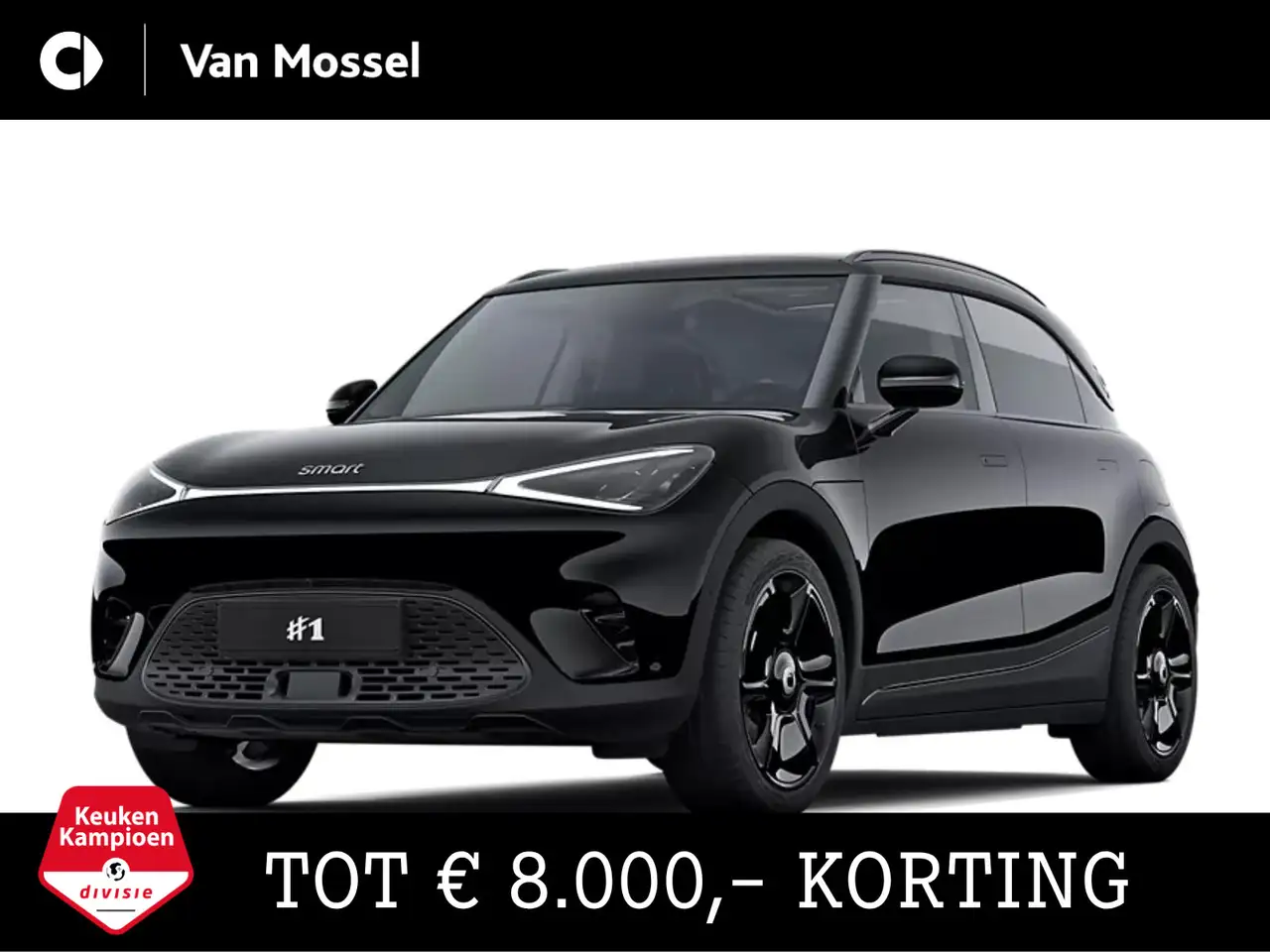 smart #1 Pro+ Black Collection 66 kWh / Stoelverwarming / — photo 1 of 1
