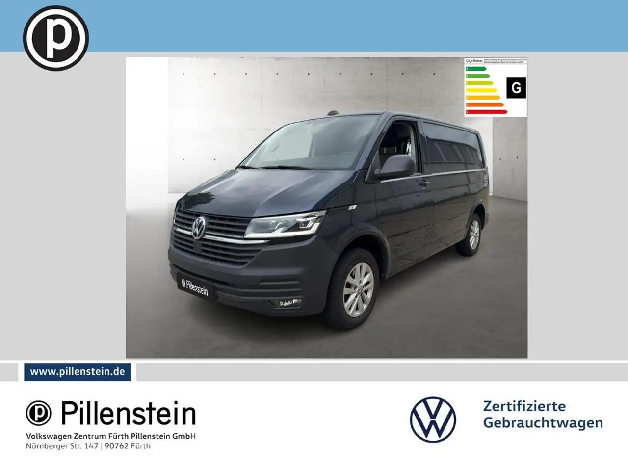 Volkswagen T6.1 Kasten KR KLIMA SITZHZG NAVI KAMERA LED — photo 1 of 14