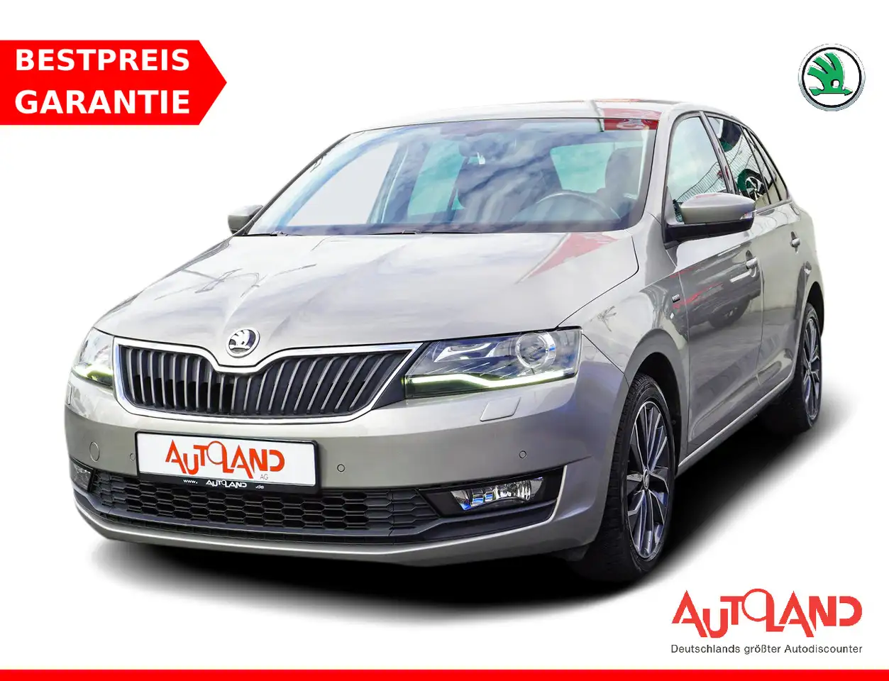 Skoda Rapid/Spaceback Rapid Spaceback 1.2 Style Klima SHZ PDC Alu — photo 1 of 1