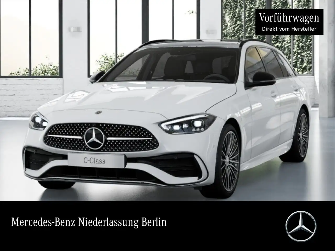 Mercedes-Benz C 200 T AMG+NIGHT+PANO+360+19"+TOTW+KEYLESS+9G — photo 1 of 20