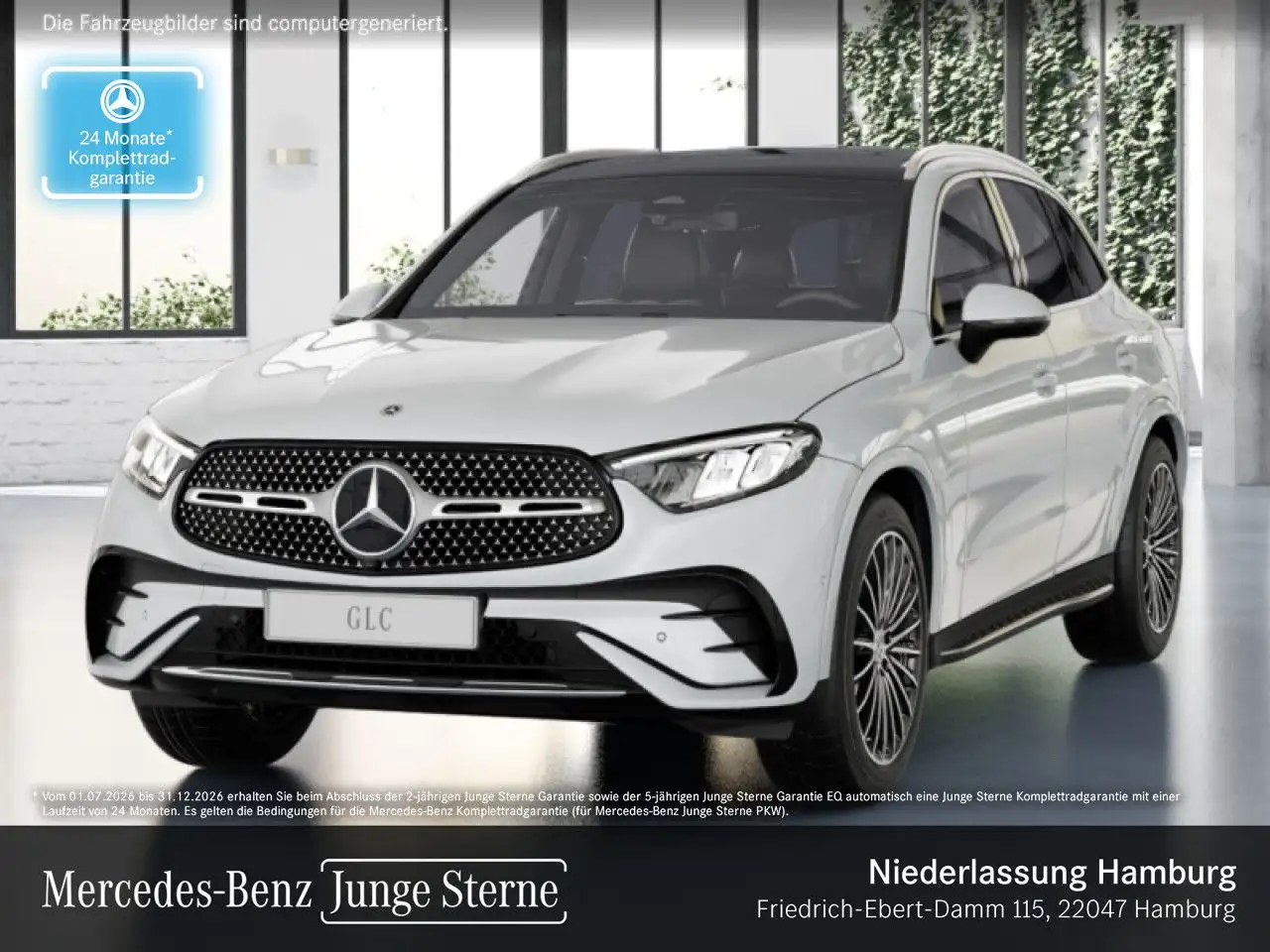 Mercedes-Benz GLC 300 de 4M AMG+PANO+AHK+LED+BURMESTER+KAMERA+9G — photo 1 of 23