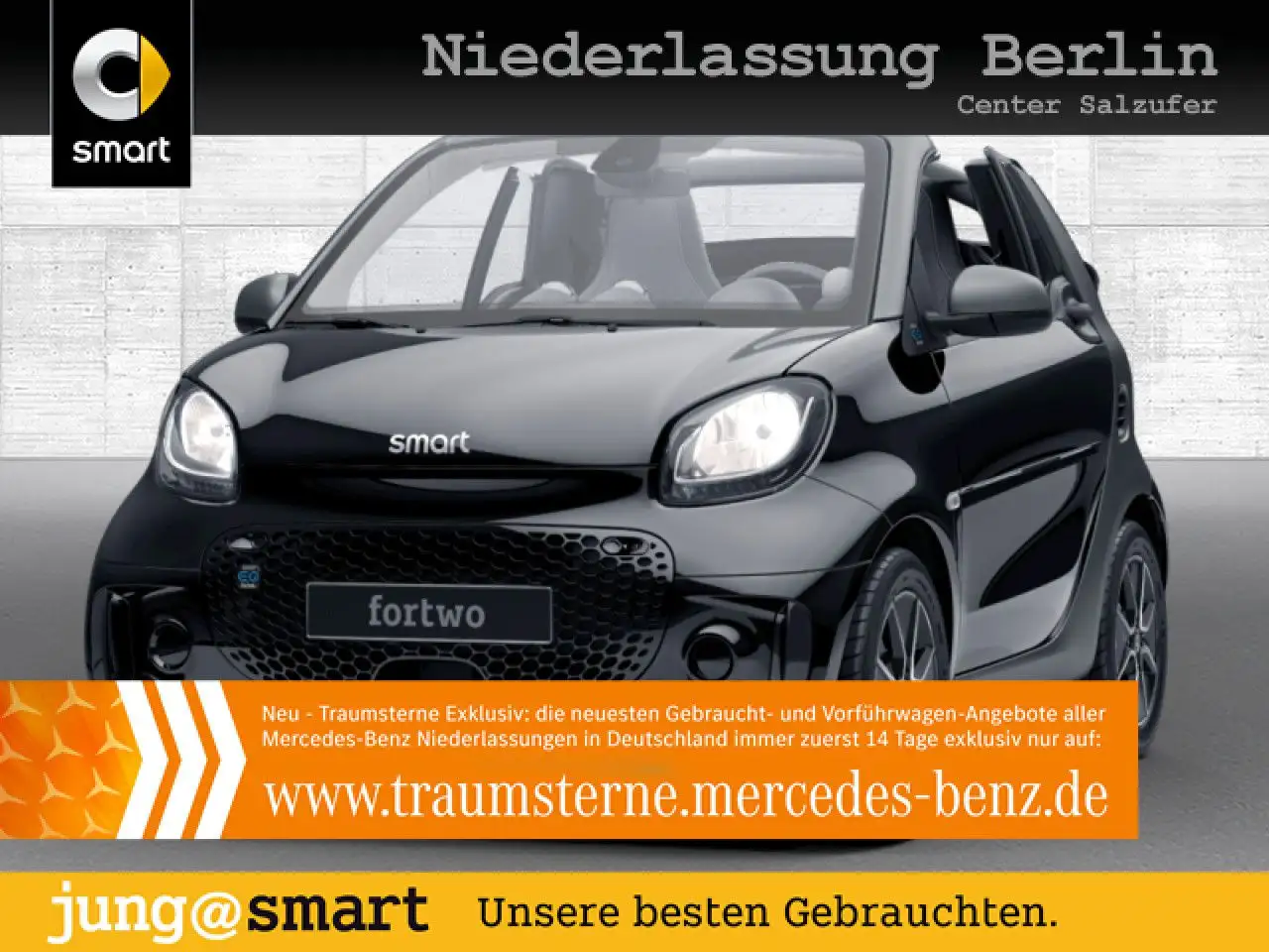 smart forTwo cabrio passion PDC Dig Radio Tempom Klima — photo 1 of 15