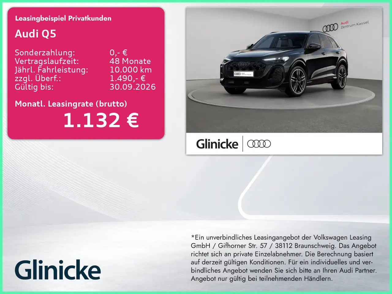 Audi Q5 SUV TDI qu. S-line Pano AHK HuD Tech B&O 360° — photo 1 of 11