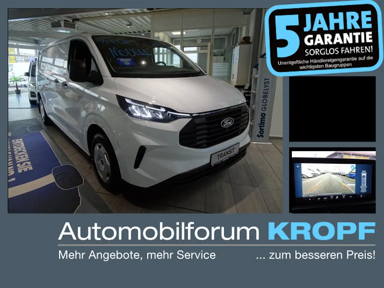 Ford Transit Custom Kasten Trend 320 L1 AT ACC*PDC*CAM* — photo 1 of 20