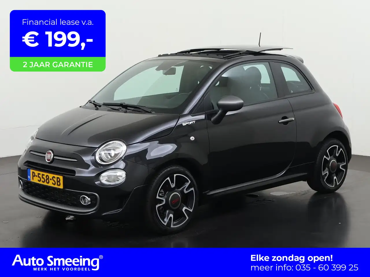 Fiat 500 1.0 Hybrid Sport | 10.000km | Elektr Schuifdak | N — photo 1 of 35