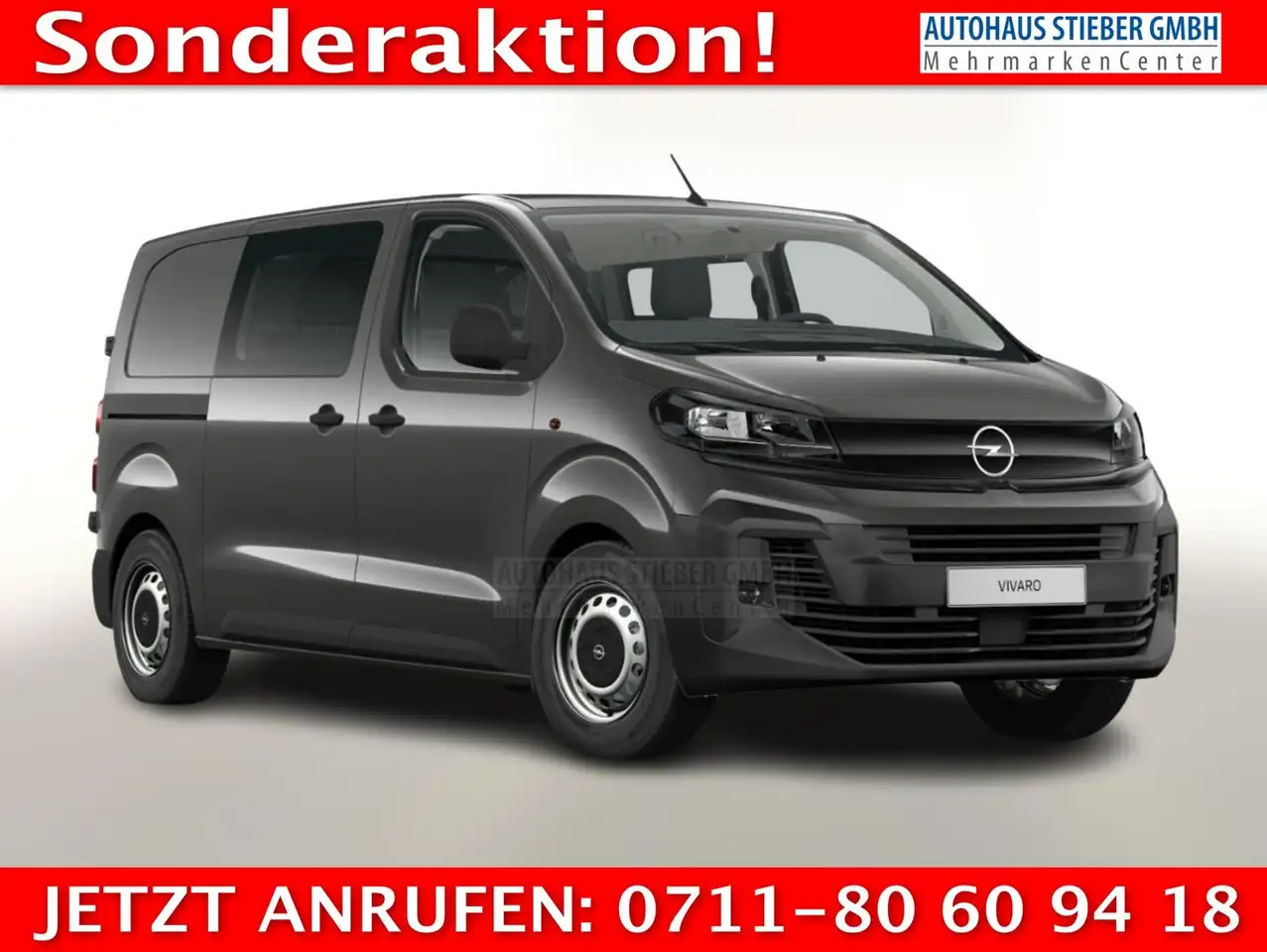 Opel Vivaro Kastenwagen DoKa AT8 M AHK CityP Kam Car... — photo 1 of 6