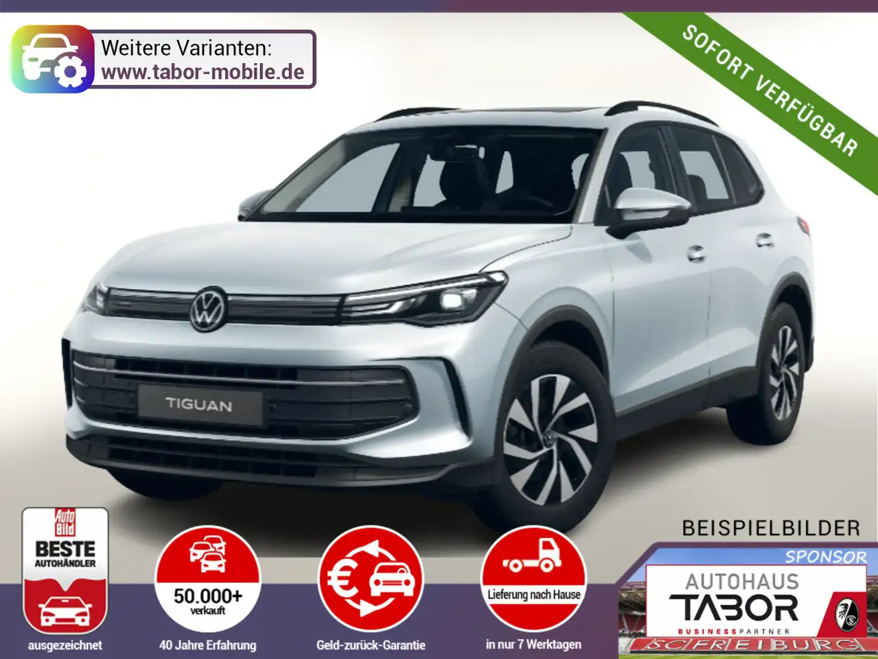 Volkswagen Tiguan DSG LED+ IQ.DRIVE Pano SHZ 5JGar. Keyl — photo 1 of 12