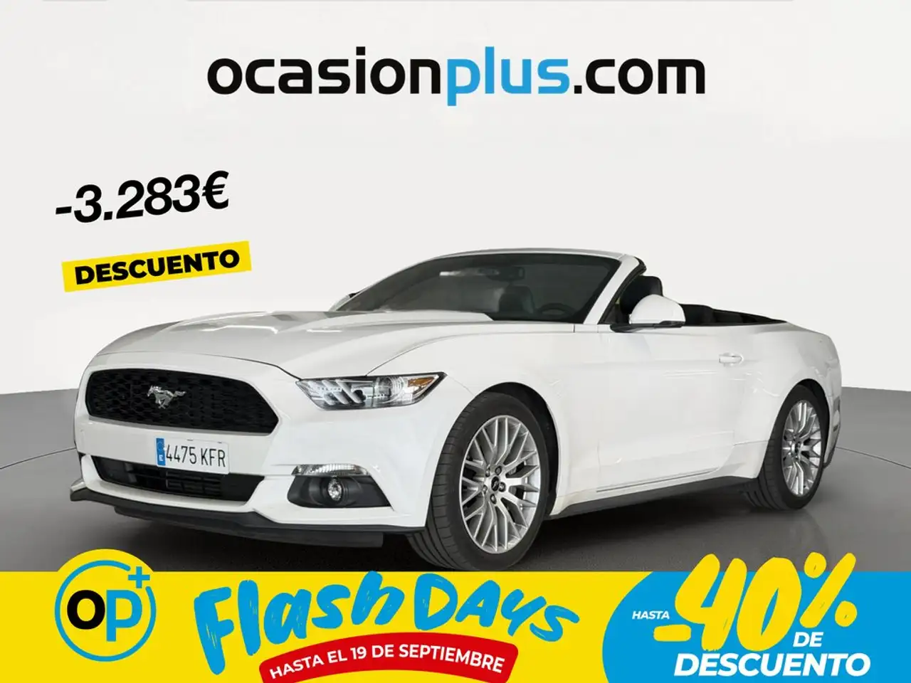 Ford Mustang Convertible 2.3 EcoBoost Aut. — photo 1 of 10