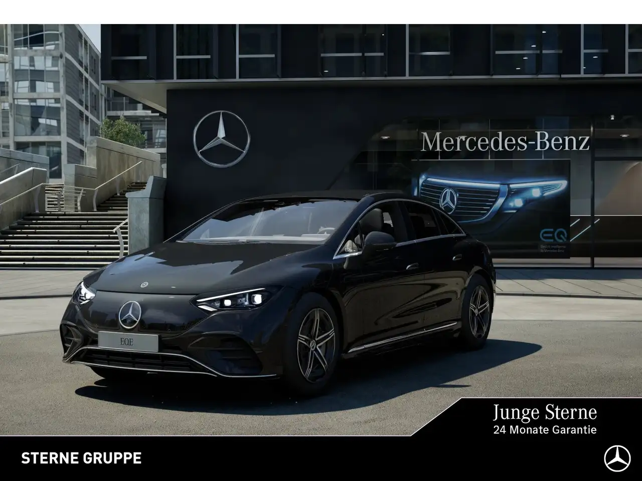 Mercedes-Benz EQE 350 EQE 350+ AMG AHK Dist+ 360 Burmes DigiL Totwinke — photo 1 of 15