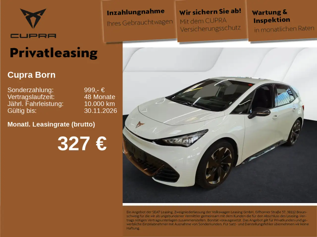 CUPRA Born 82 kWh 19 ACC HuD LED NAVI KEYL. R-KAM WÄPU — photo 1 of 9
