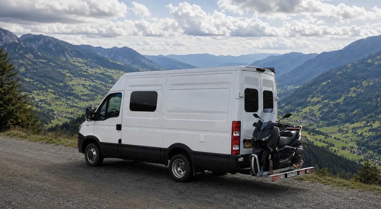 Iveco Daily Unieke Zelfbouwcamper L3H2 3.5T met Motordrager — photo 1 of 15