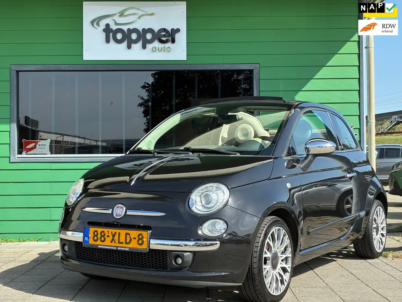 Fiat 500C 0.9 TwinAir Lounge|Cabrio|Navigatie|Climatronic|Ca — photo 1 of 15