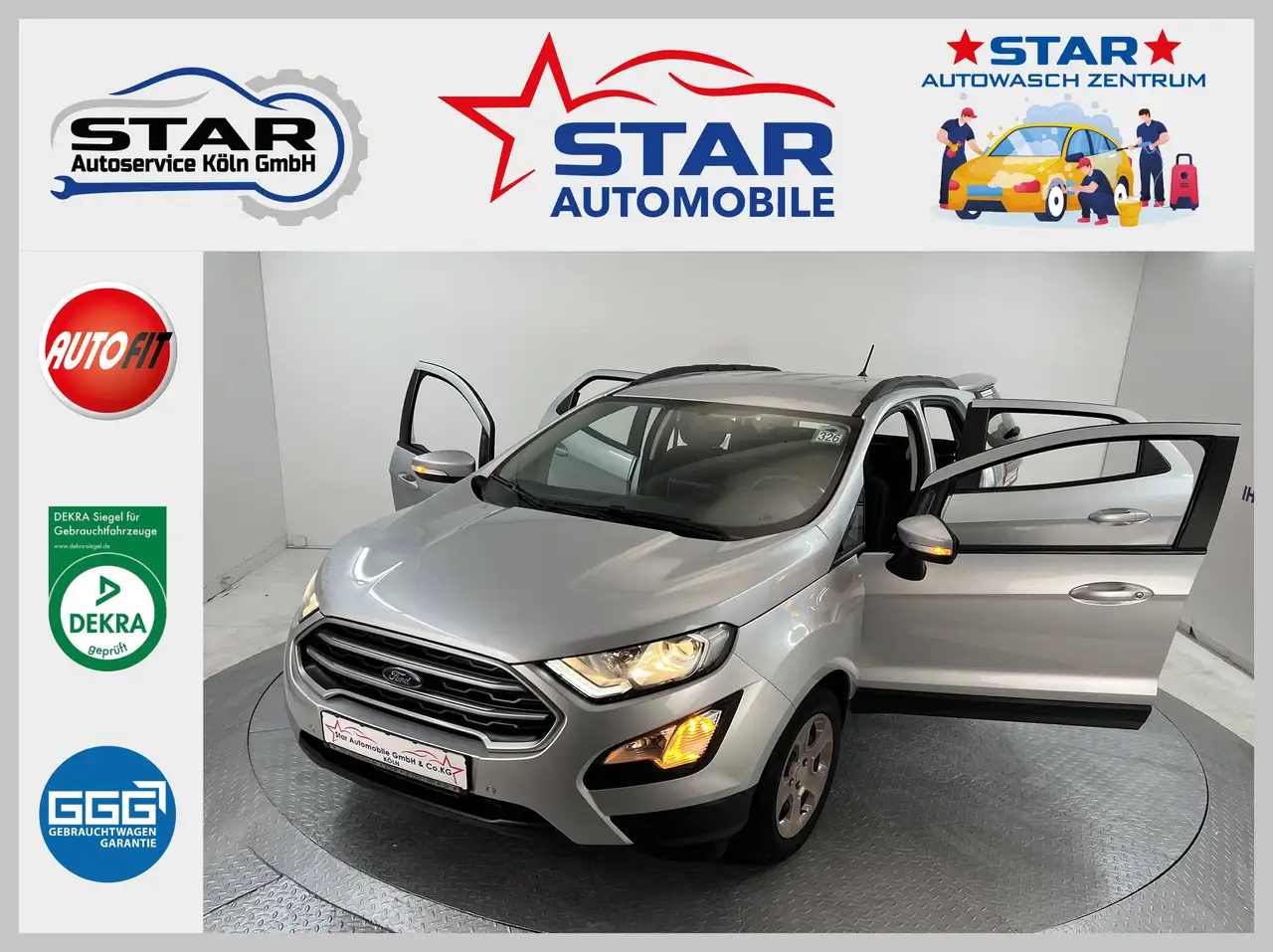 Ford EcoSport Ford EcoSport Cool & Connect 1.0 EcoBoost Automatik | PDC v+h | Tempomat | Klima | 2.Hand | Scheckheft — photo 1 of 40