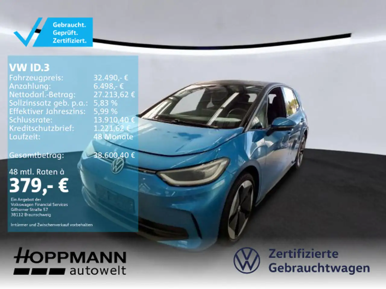 Volkswagen ID.3 Pro S nza Pano 360°Cam TravelAssist Keyless — photo 1 of 5
