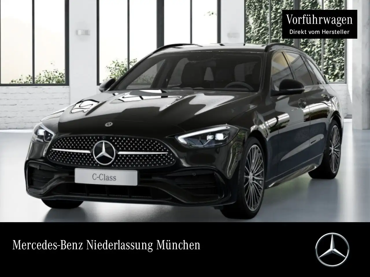 Mercedes-Benz C 200 T AMG+NIGHT+360+AHK+LED+19"+TOTW+KEYLESS+9G — photo 1 of 20