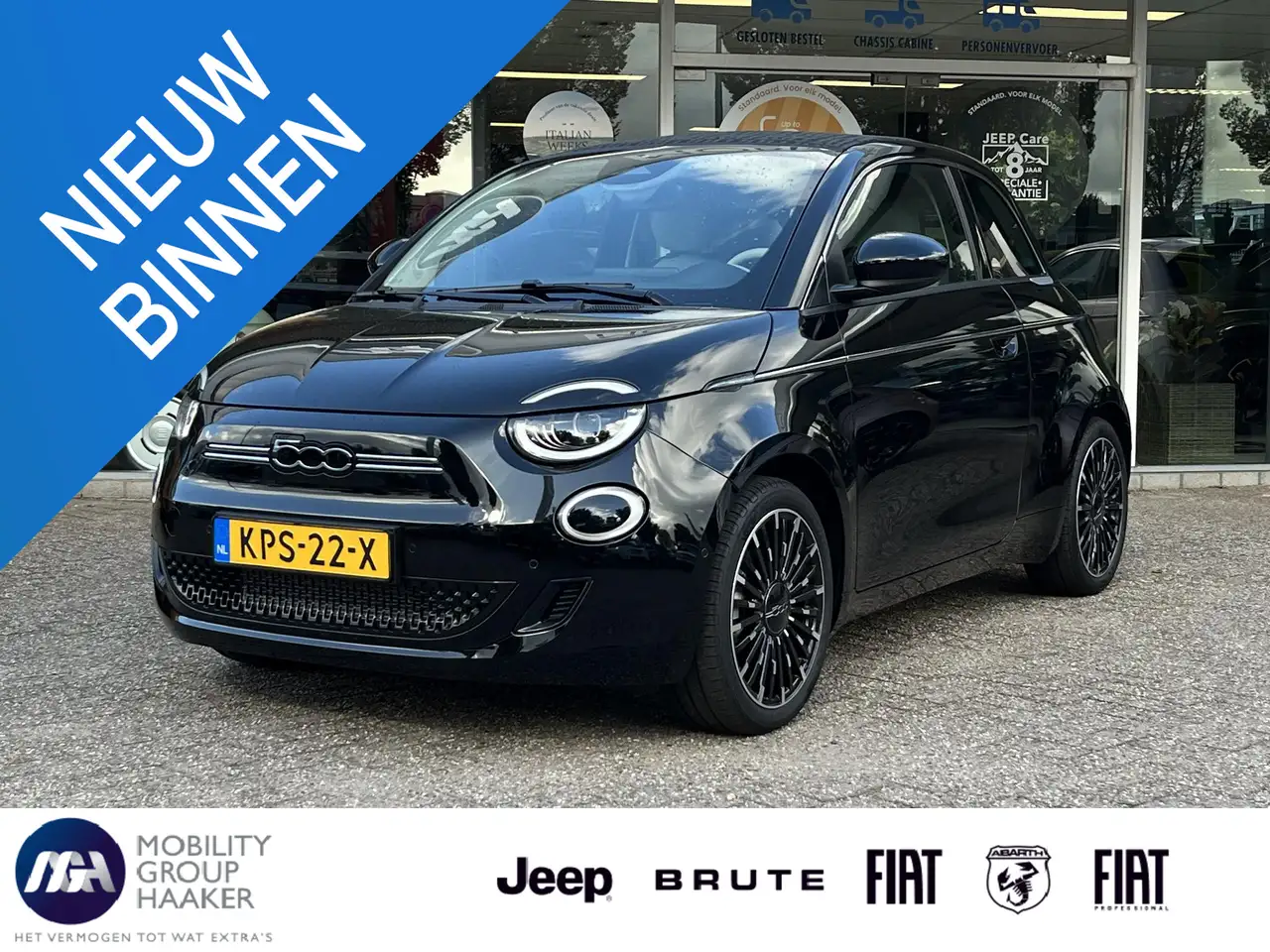 Fiat 500C La Prima 42 kWh | Cabrio | Apple-Android | Parkeer — photo 1 of 10