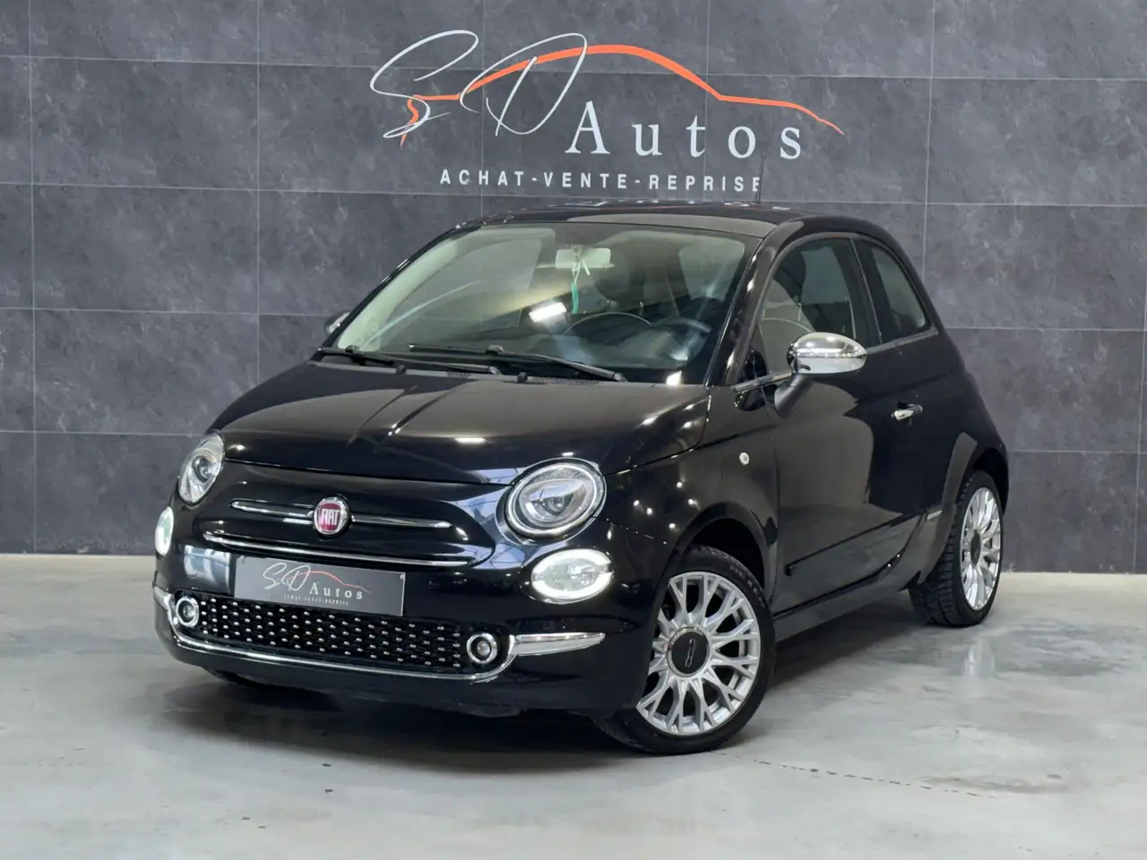 Fiat 500 1.2i* 1ER MAIN * CARNET * GARANTIE * GRAND ÉCRAN * VIRTUAL COCKPIT * TOIT PANO * — photo 1 of 15