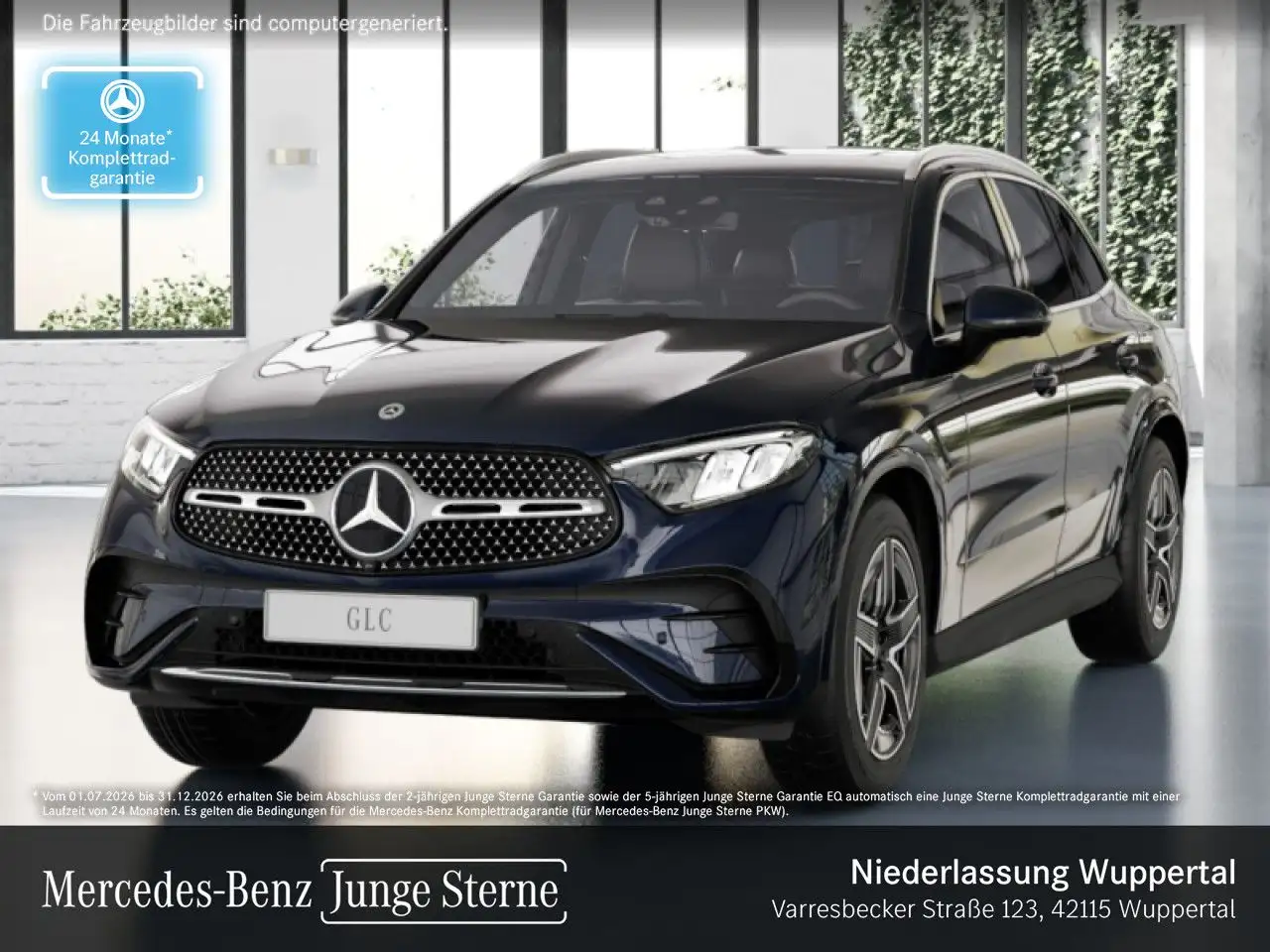 Mercedes-Benz GLC 300 e 4M AMG+360+AHK+LED+KEYLESS+9G — photo 1 of 15