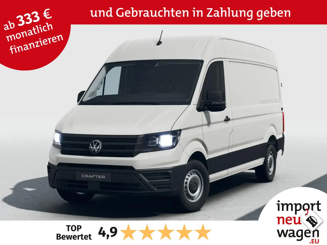 Volkswagen Crafter Kasten 35 L3H3 2.0 TDI AHK+Kamera+Holzboden uvm! — photo 1 of 10