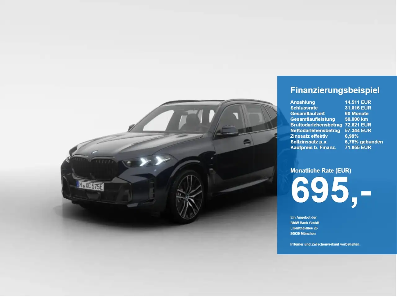 BMW X5 xDrive 50e M-Sport PRO Luft ACC H&K Pano 360° — photo 1 of 13