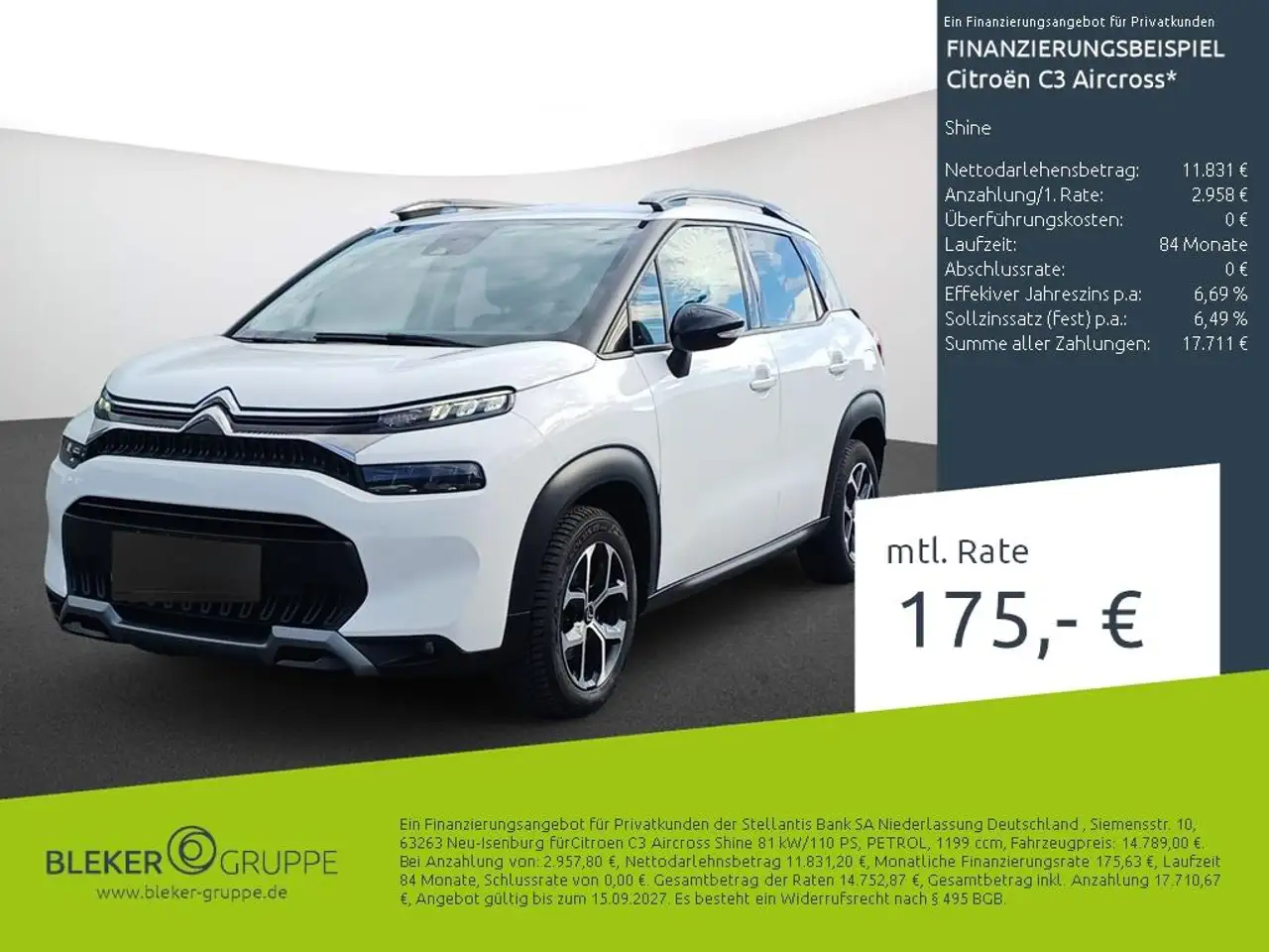 Citroen C3 Aircross Shine — photo 1 of 15