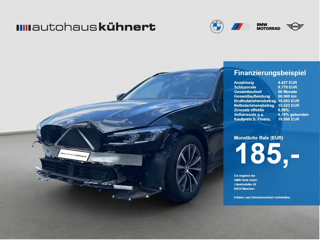 BMW 318 d Touring Unfallschaden — photo 1 of 15