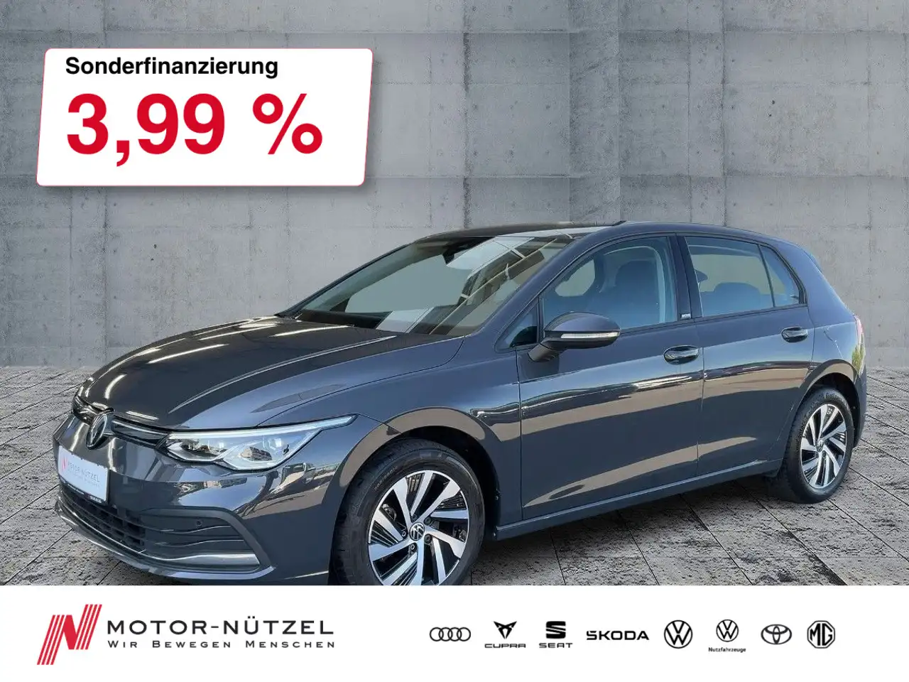 Volkswagen Golf 1.0 TSI MOVE LED+2xPDC+ACC+SHZ+16"LM — photo 1 of 19