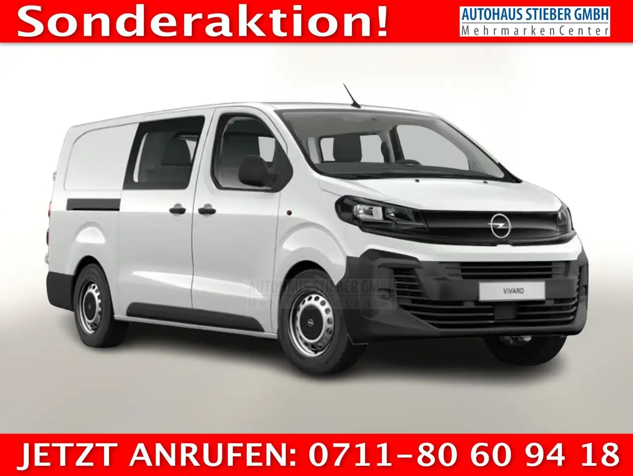 Opel Vivaro DoKa XL CityP Kam Holzboden NSW 106 kW (144 PS)... — photo 1 of 7