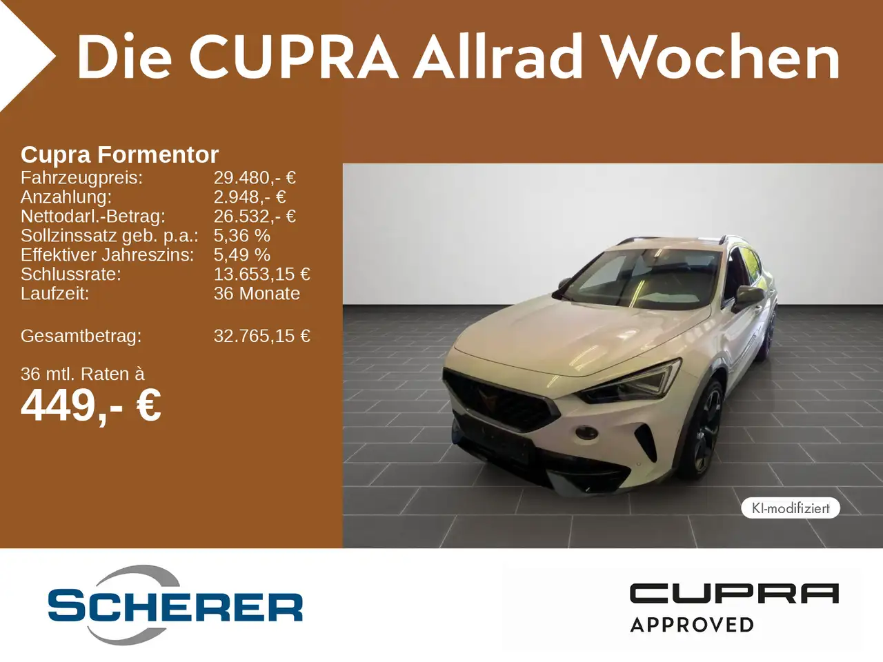 CUPRA Formentor VZ 2.0 TSI 4Drive Navi, Matrix-LED, Le — photo 1 of 5