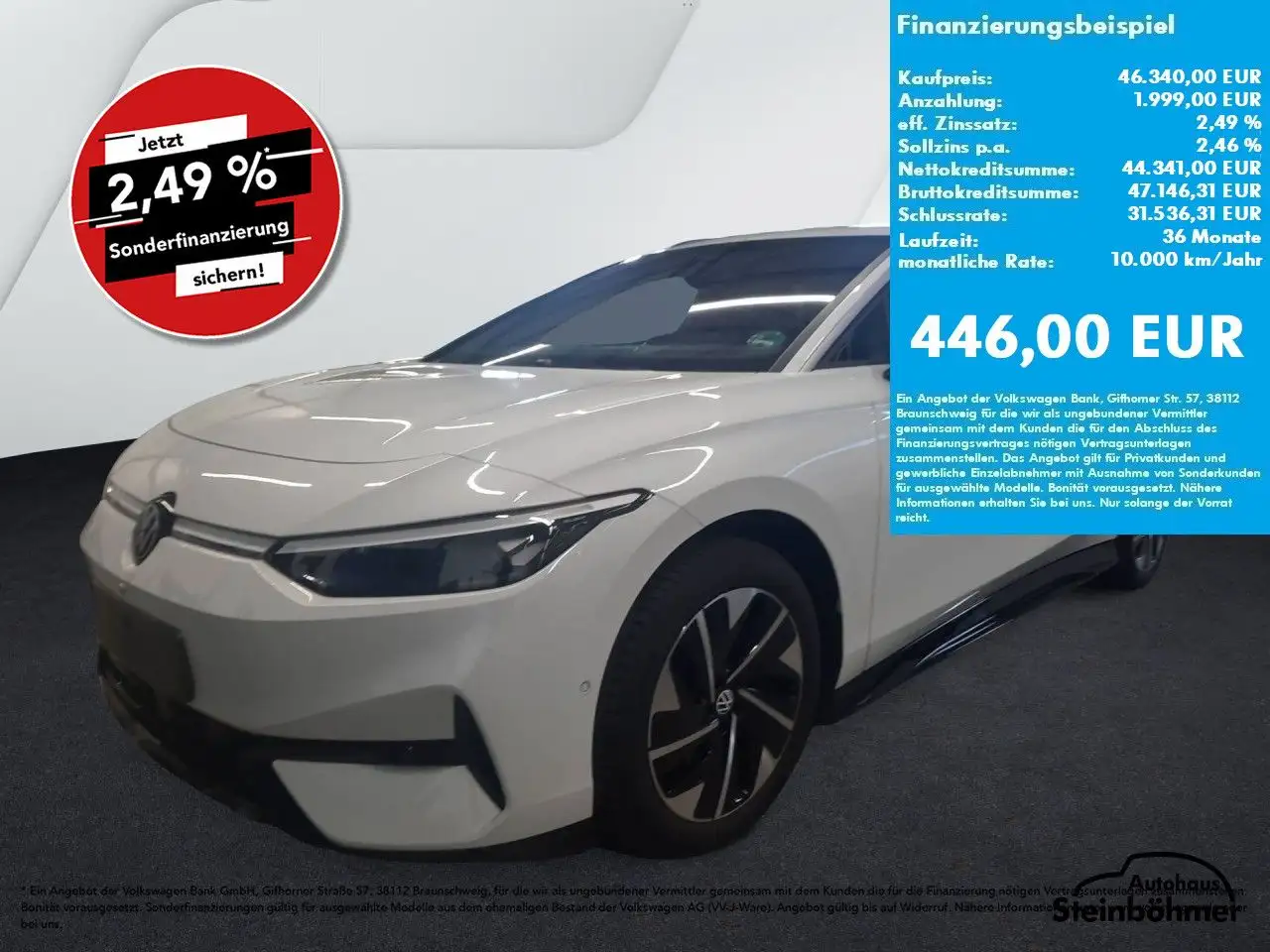 Volkswagen ID.7 Tourer Pro 210kW IQ.Light NAV ProMax AHK Navi — photo 1 of 7