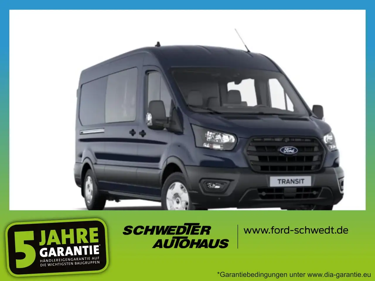 Ford Transit DoKa 350 L3 Trend 7-SITZE*AHK*SHZ*CAM — photo 1 of 12