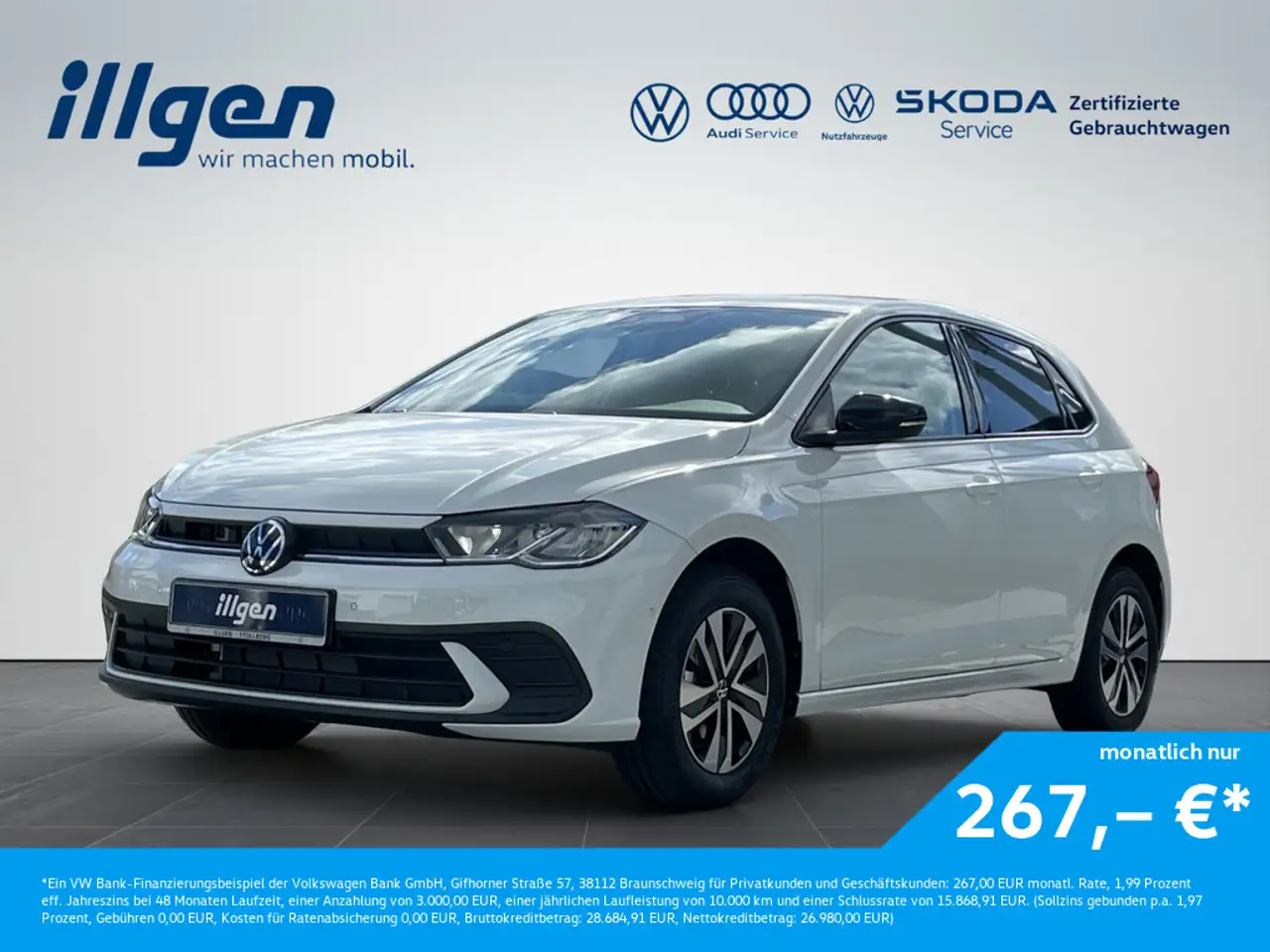 Volkswagen Polo 1.0 TSI Energy DSG CLIMAT+LED+APP+VIR+KAM+SHZ — photo 1 of 25
