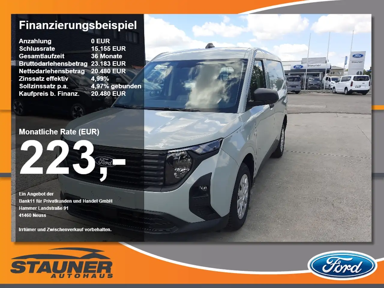 Ford Transit Courier 1.0 EcoBoost Trend PDC RFK — photo 1 of 29