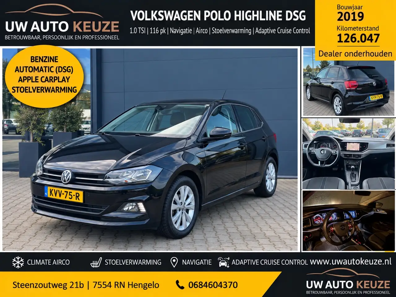 Volkswagen Polo 1.0 TSI Highline Dsg Adaptive Cruise Control — photo 1 of 19