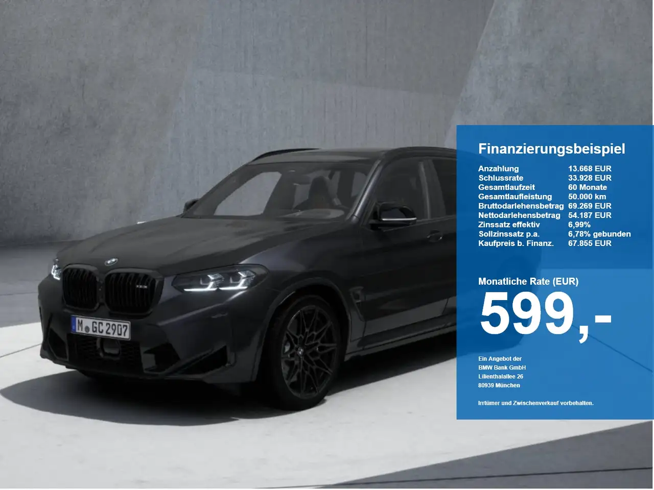 BMW X3 M Competition AHK PanoSD 4xSitzhzg. Shadow — photo 1 of 11