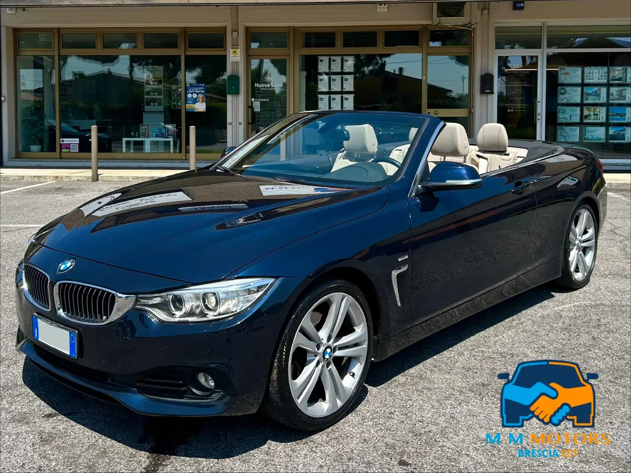 BMW 420 420d Cabrio Luxury 184cv auto sedili elett/risc. cerchi 19" con garanzia 12-48 M — photo 1 of 15