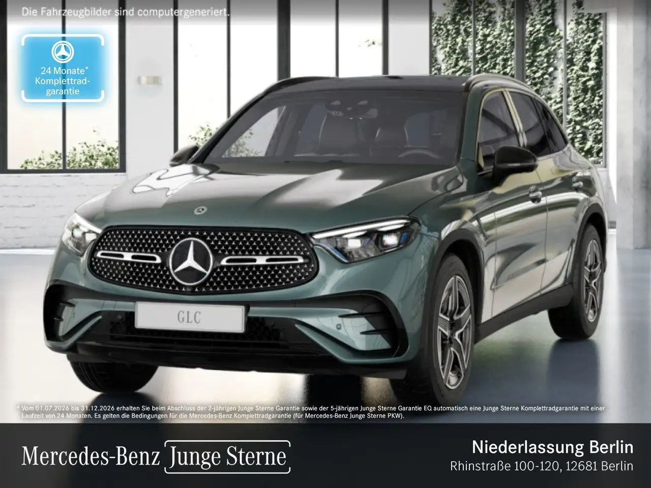 Mercedes-Benz GLC 300 4M AMG+NIGHT+PANO+360+AHK+BURMESTER+9G — photo 1 of 22